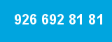 926 692 81 81 926 692 81 81